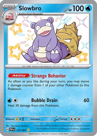 Slowbro (117/091) - SPF  - Shiny Rare - Holofoil