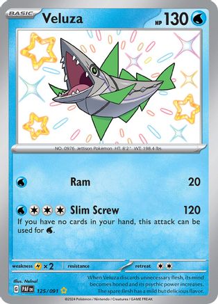 Veluza (125/091) - SPF  - Shiny Rare - Holofoil
