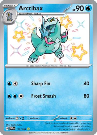 Arctibax (129/091) - SPF  - Shiny Rare - Holofoil