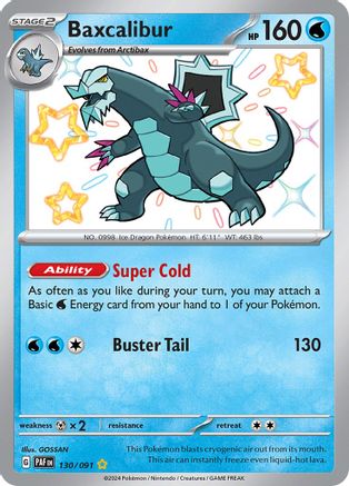Baxcalibur (130/091) - SPF  - Shiny Rare - Holofoil