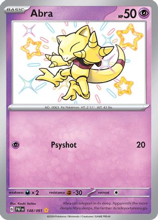 Abra (148/091) - SPF  - Shiny Rare - Holofoil