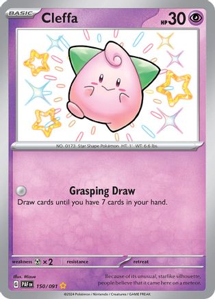 Cleffa (150/091) - SPF  - Shiny Rare - Holofoil