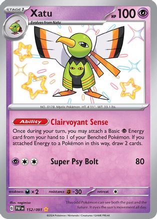 Xatu (152/091) - SPF  - Shiny Rare - Holofoil