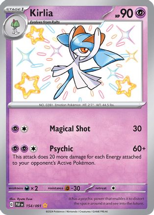 Kirlia (154/091) - SPF  - Shiny Rare - Holofoil