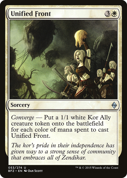 Unified Front (BFZ-053) - uncommon - Foil