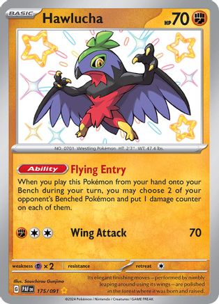 Hawlucha (175/091) - SPF  - Shiny Rare - Holofoil