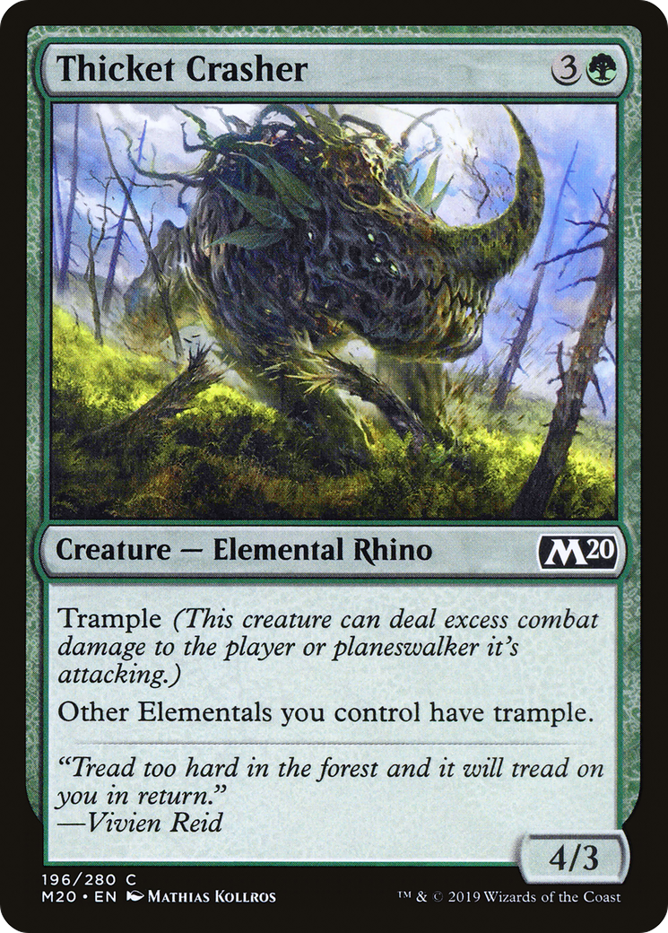 Thicket Crasher (M20-196) - common