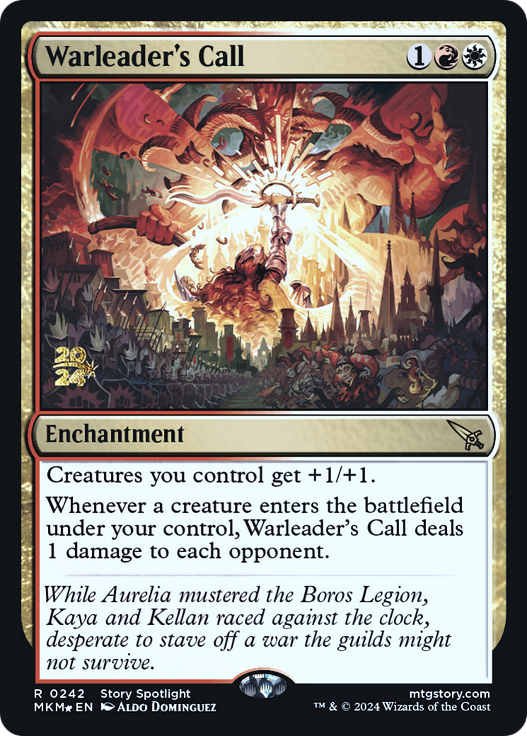Warleader's Call (PRE-242S) - rare - Foil