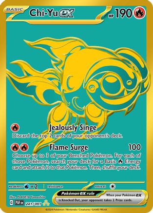 Chi-Yu ex (241/091) - SPF  - Hyper Rare - Holofoil