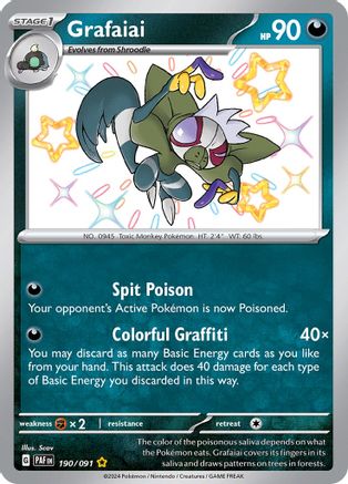 Grafaiai (190/091) - SPF  - Shiny Rare - Holofoil