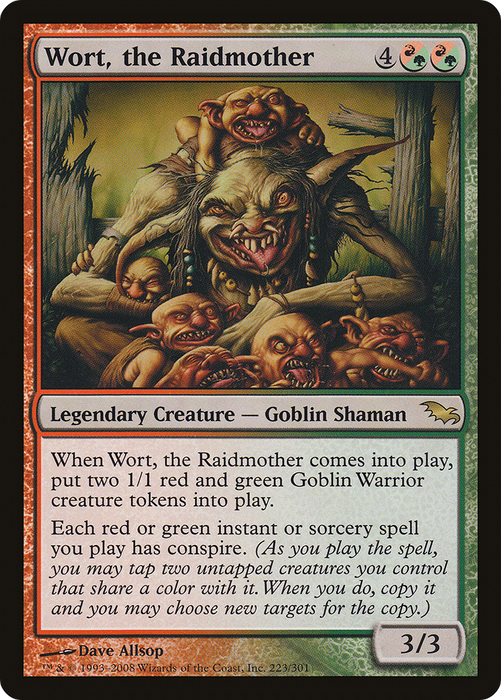 Wort, the Raidmother (SHM-223) - rare - Foil