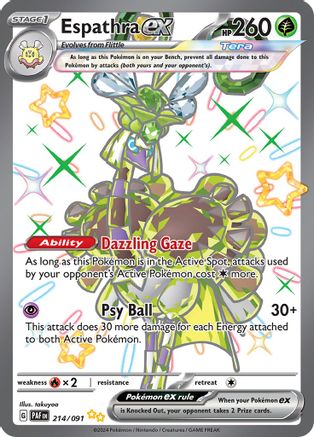 Espathra ex (214/091) - SPF  - Shiny Ultra Rare - Holofoil