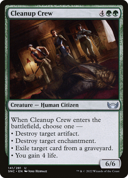 Cleanup Crew (SNC-141) - uncommon - Foil