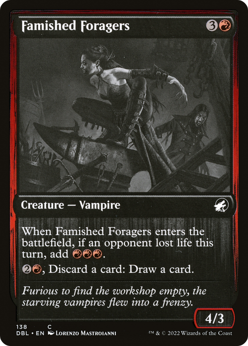 Famished Foragers (DBL-138) - common - Foil