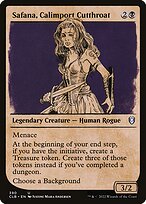 Safana, Calimport Cutthroat (CLB-390) - uncommon: (Showcase) - Foil