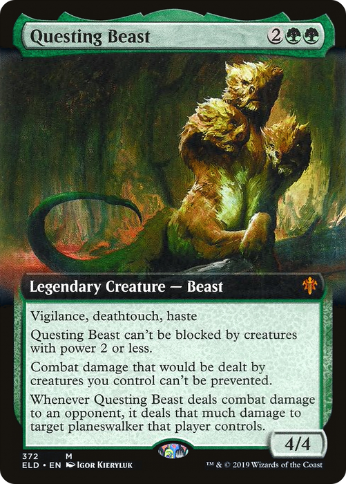 Questing Beast (ELD-372) - mythic: (Extended Art)