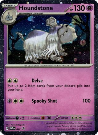 Houndstone (042) - BE  - Promo - Holofoil