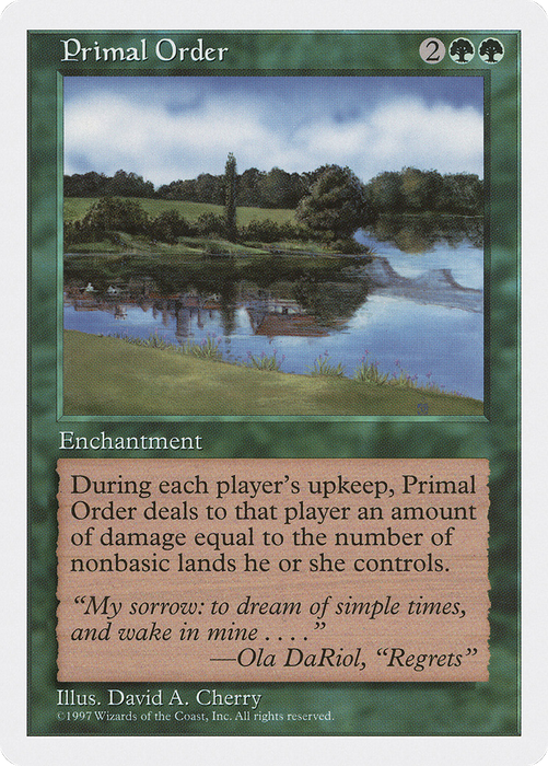 Primal Order (5ED-318) - rare