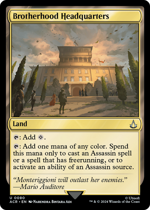 Brotherhood Headquarters (ACR-080) - uncommon - Foil