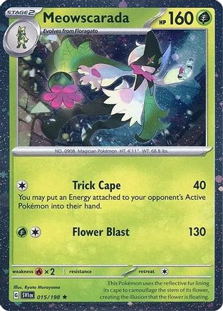 Meowscarada (015/198) - MCP  - Rare - Holofoil
