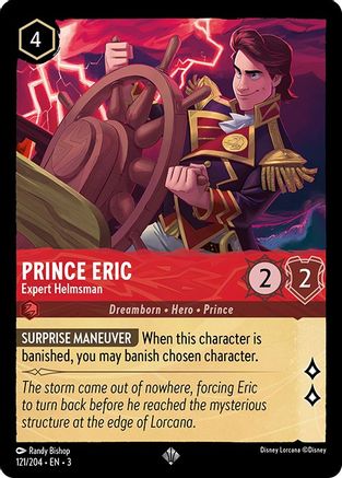 Prince Eric - Expert Helmsman (121/204) - Super Rare