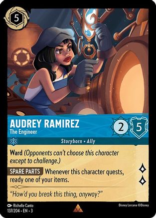 Audrey Ramirez - The Engineer (137/204) - Rare - Cold Foil
