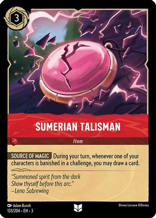 Sumerian Talisman (133/204) - Inhabituelle - Cold Foil
