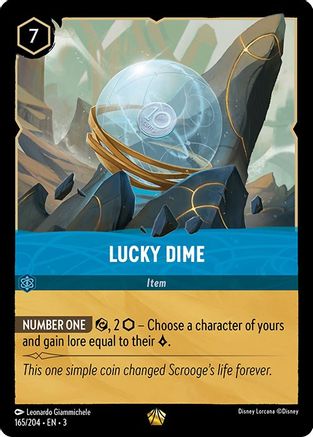Lucky Dime (165/204) - Legendary - Cold Foil