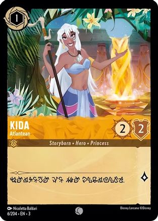 Kida - Atlantean (6/204) - Common - Cold Foil