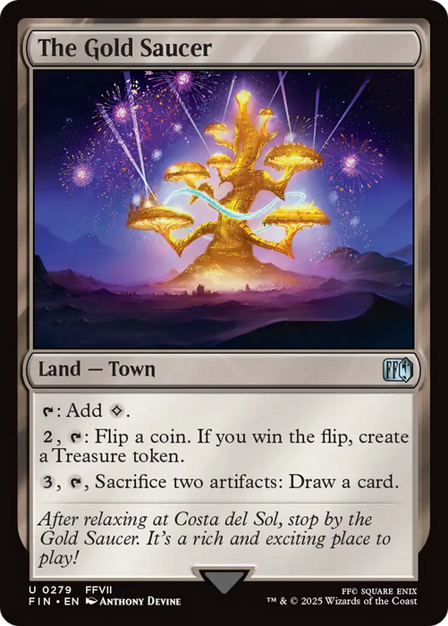 The Gold Saucer (FIN-279) - uncommon - Foil