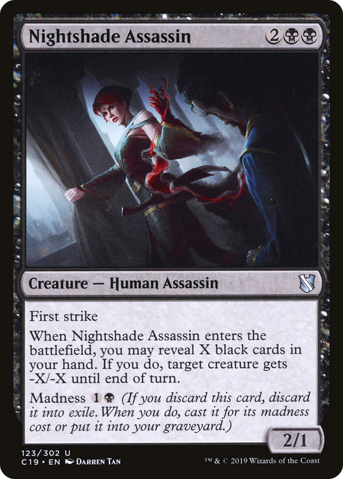 Nightshade Assassin (C19-123) - uncommon