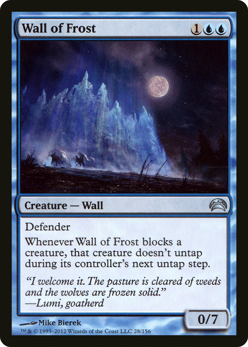 Wall of Frost (PC2-028) - uncommon