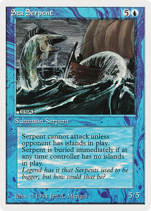 Sea Serpent (SUM-078) - common