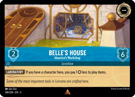 Belle's House - Maurice's Workshop (168/204) - Rare