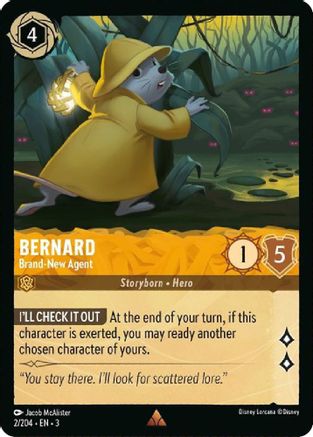 Bernard - Brand-New Agent (2/204) - Rare