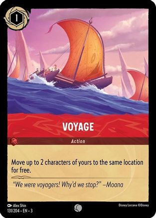 Voyage (131/204) - Common - Cold Foil