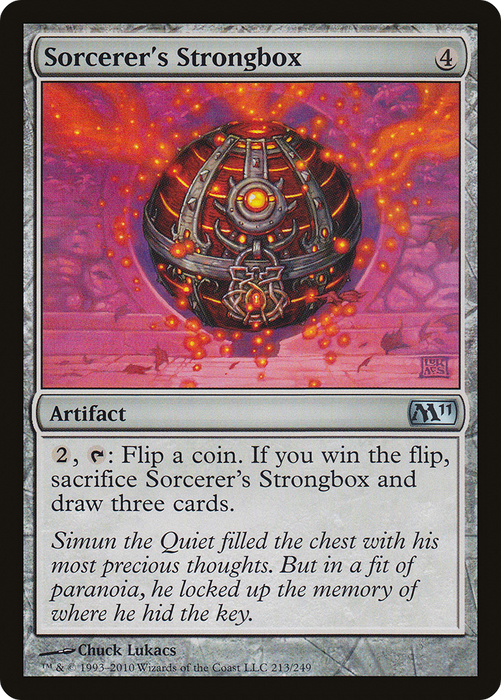 Sorcerer's Strongbox (M11-213) - uncommon