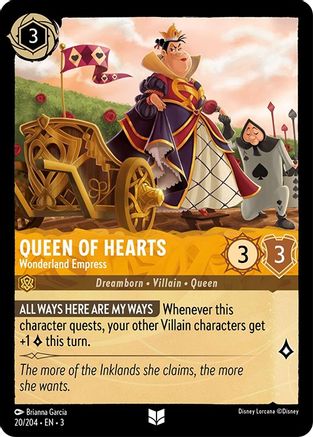 Queen of Hearts - Wonderland Empress (20/204) - Uncommon