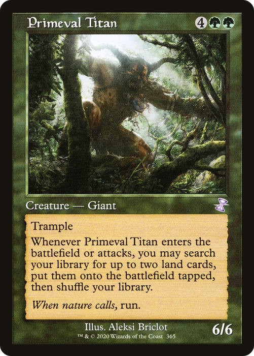Primeval Titan (TSR-365) - special - Foil