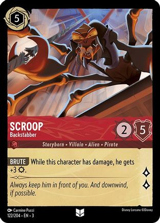 Scroop - Backstabber (122/204) - Inhabituelle - Cold Foil