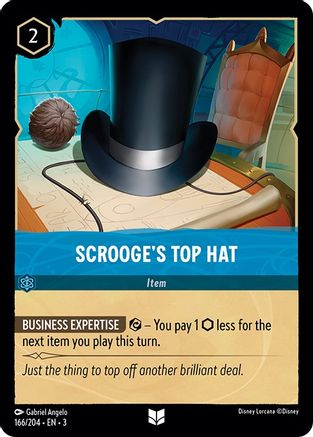 Scrooge's Top Hat (166/204) - Uncommon - Cold Foil
