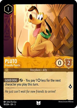 Pluto - Friendly Pooch (18/204) - Uncommon