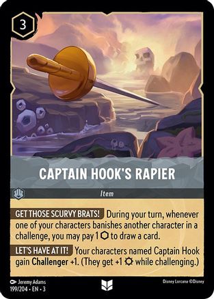 Captain Hook's Rapier (199/204) - Inhabituelle