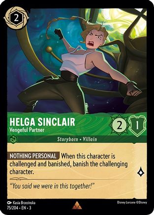 Helga Sinclair - Vengeful Partner (75/204) - Rare