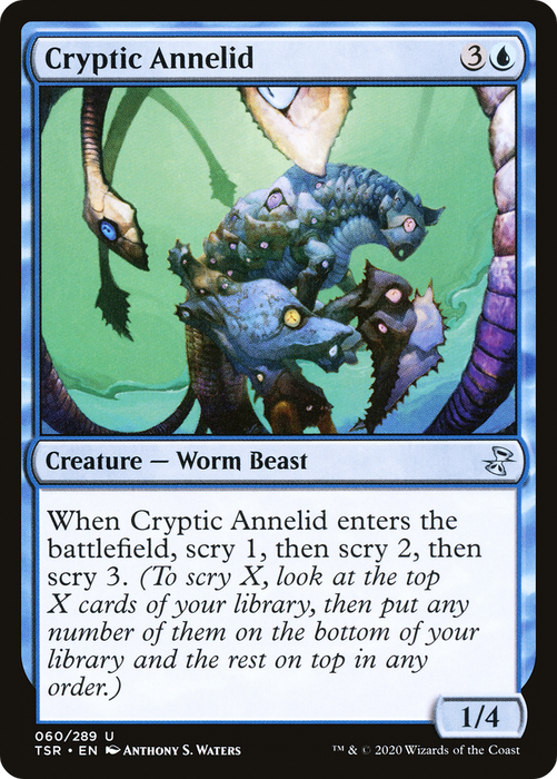 Cryptic Annelid (TSR-060) - uncommon - Foil