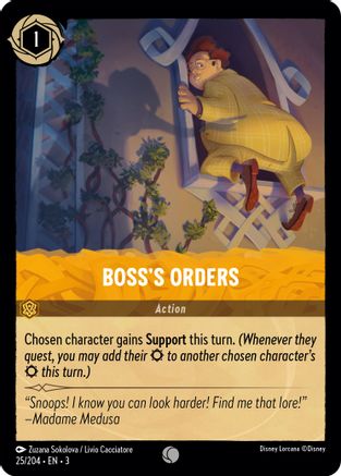 Boss's Orders (25/204) - Common