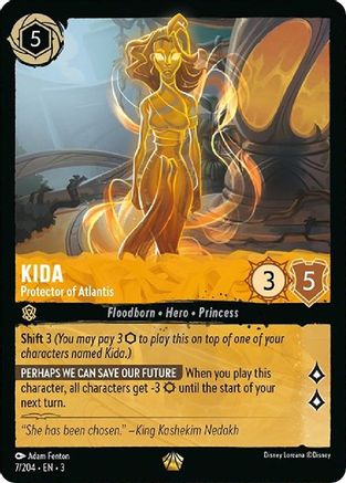 Kida - Protector of Atlantis (7/204) - Legendary