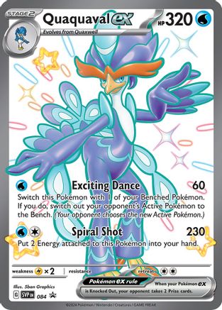 Quaquaval ex (084) - SSVPC  - Promo - Holofoil