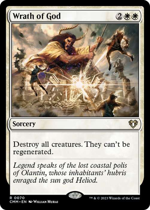 Wrath of God (CMM-070) - rare - Foil