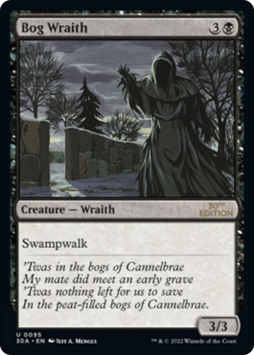 Bog Wraith (30A-095) - uncommon